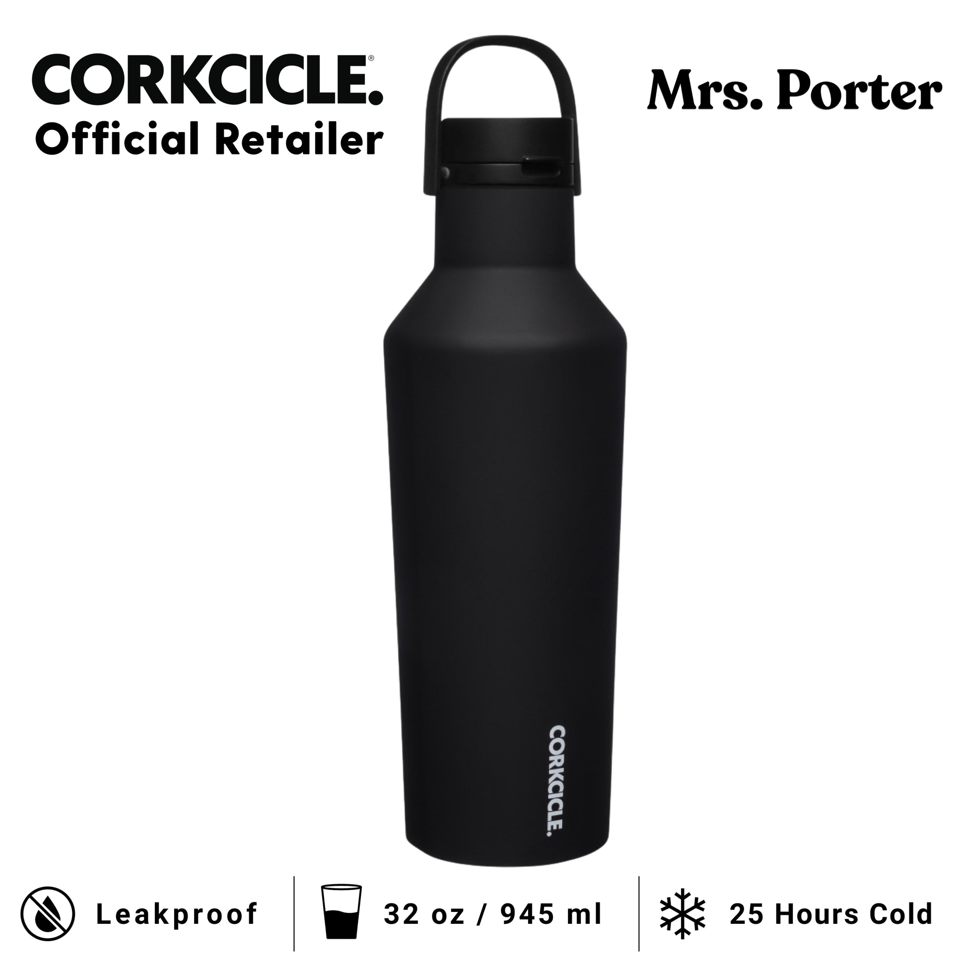 CORKCICLE Sport Canteen 32oz Water Bottle - Mrs. Porter