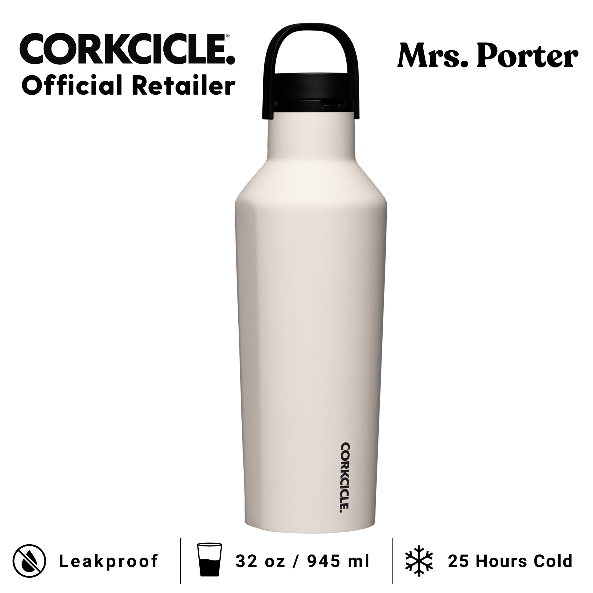 CORKCICLE Sport Canteen 32oz Water Bottle - Mrs. Porter