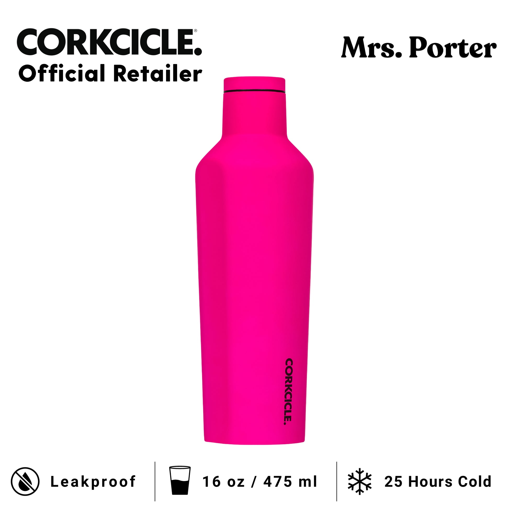 CORKCICLE Canteen 16oz Stainless Water Bottles - Mrs. Porter