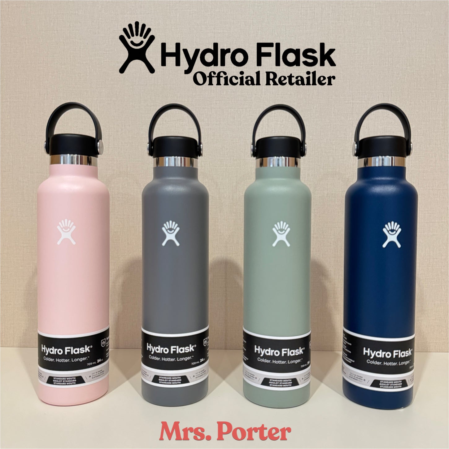 Hydro Flask Tumbler 24oz (710ml) Standard Mouth with Flex Cap - Mrs. Porter