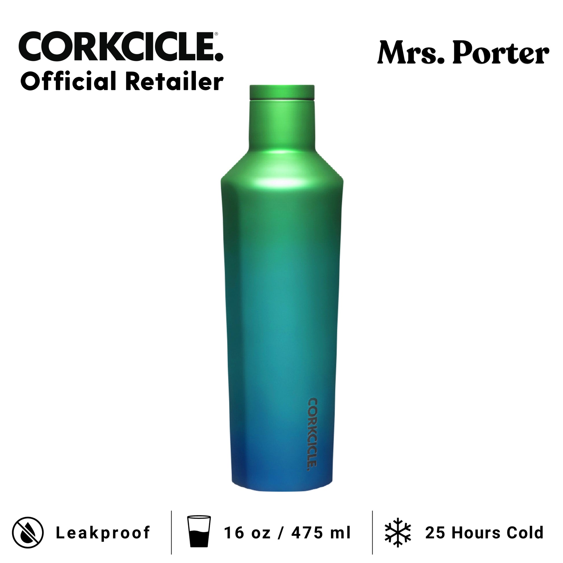 CORKCICLE Canteen 16oz Stainless Water Bottles - Mrs. Porter