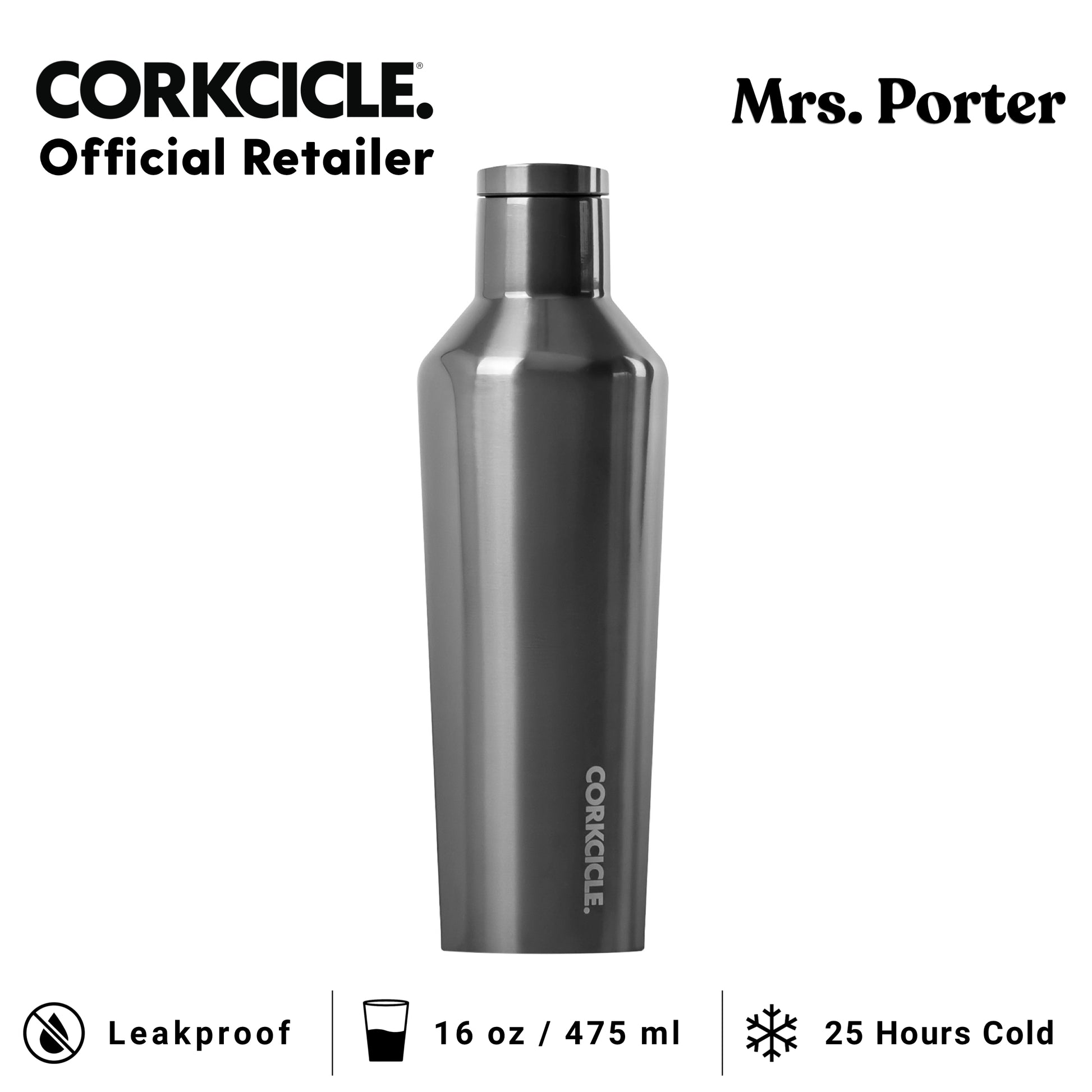 CORKCICLE Canteen 16oz Stainless Water Bottles - Mrs. Porter