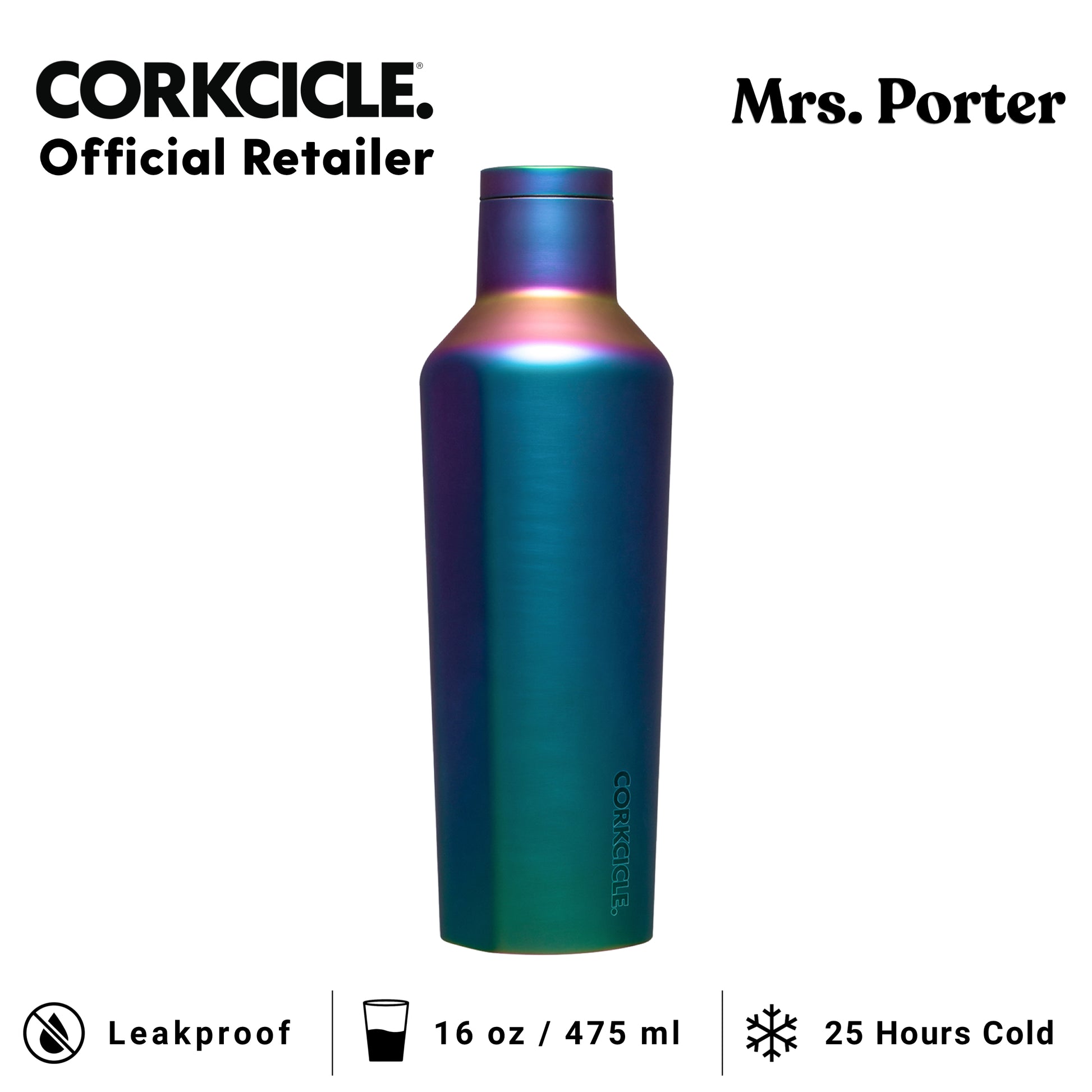 CORKCICLE Canteen 16oz Stainless Water Bottles - Mrs. Porter