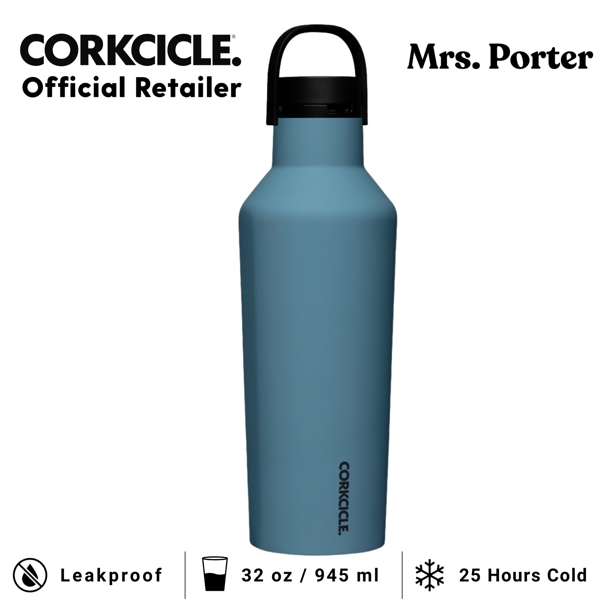 CORKCICLE Sport Canteen 32oz Water Bottle - Mrs. Porter