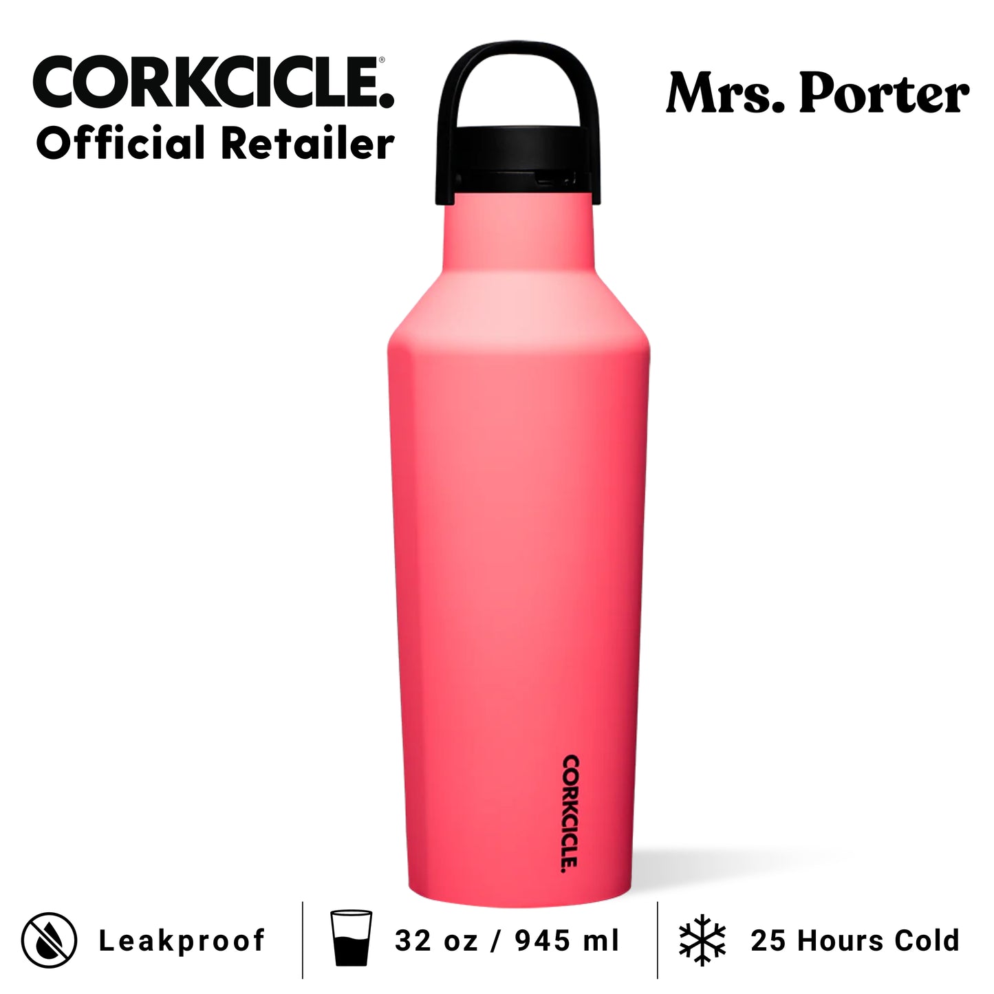 CORKCICLE Sport Canteen 32oz Water Bottle - Mrs. Porter