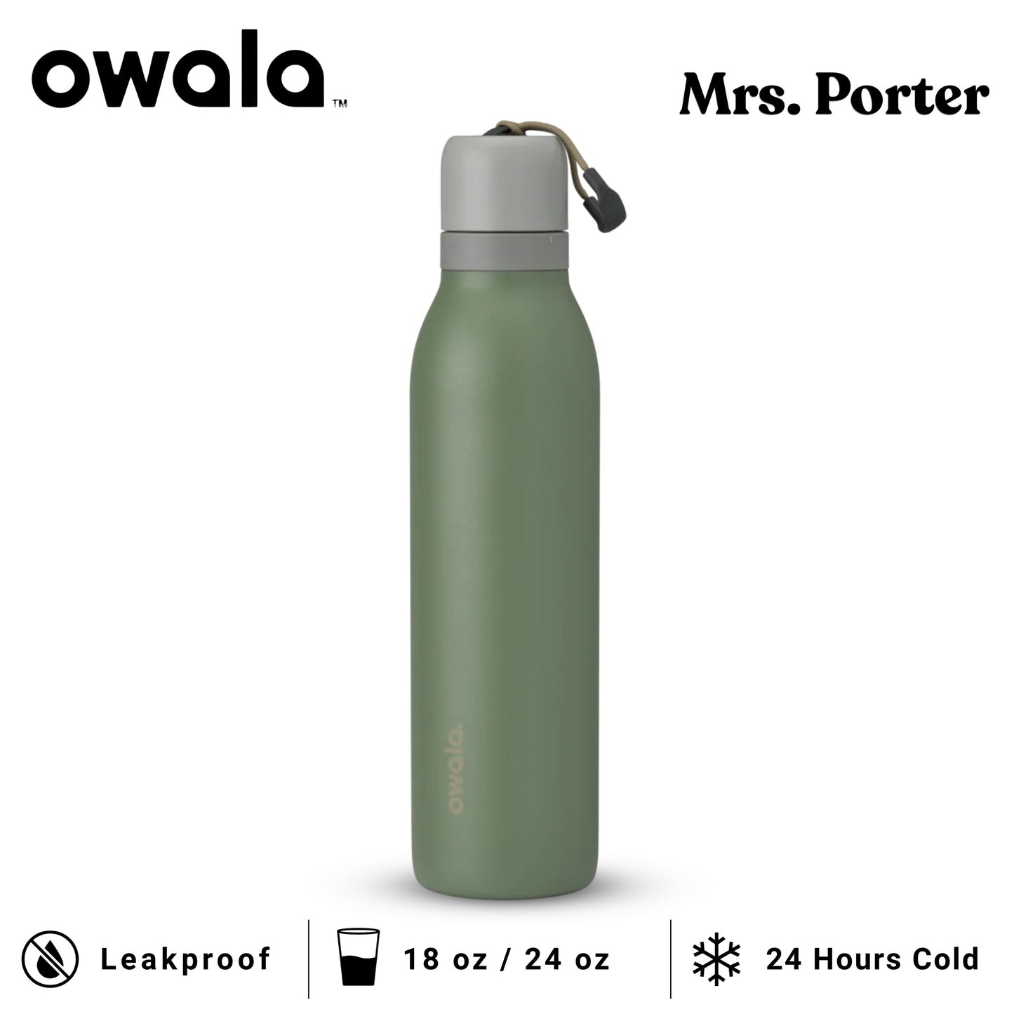 Owala FreeSip Twist Insulated Stainless Steel Water Bottle - Mrs. Porter
