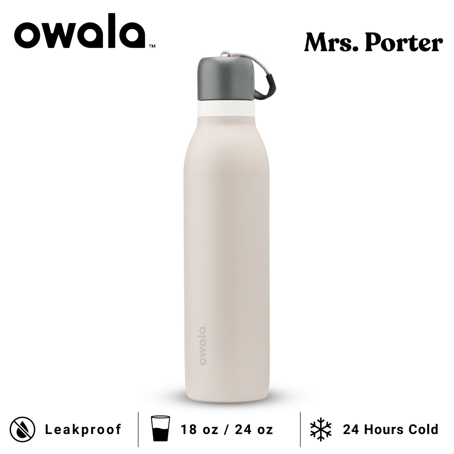 Owala FreeSip Twist Insulated Stainless Steel Water Bottle - Mrs. Porter