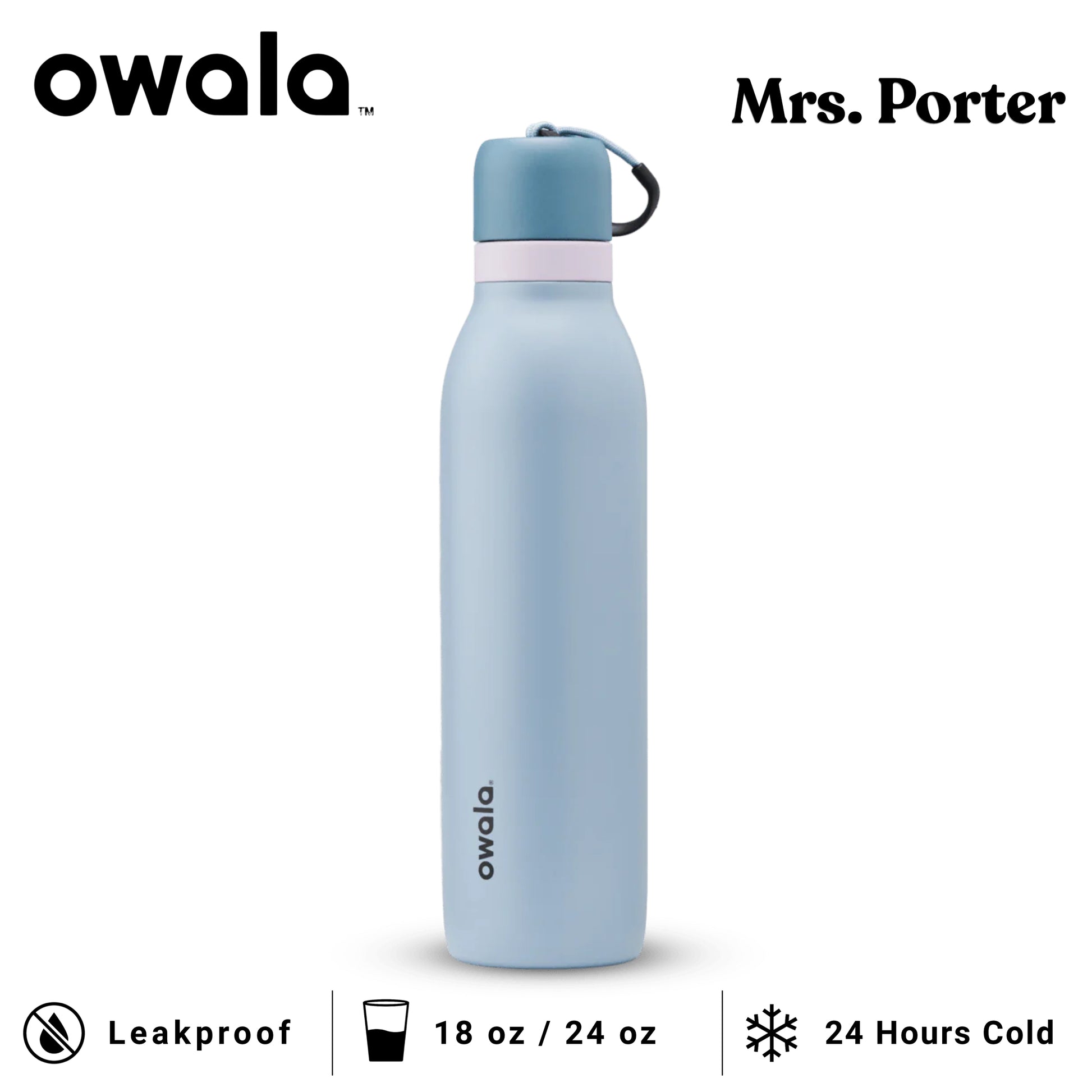 Owala FreeSip Twist Insulated Stainless Steel Water Bottle - Mrs. Porter