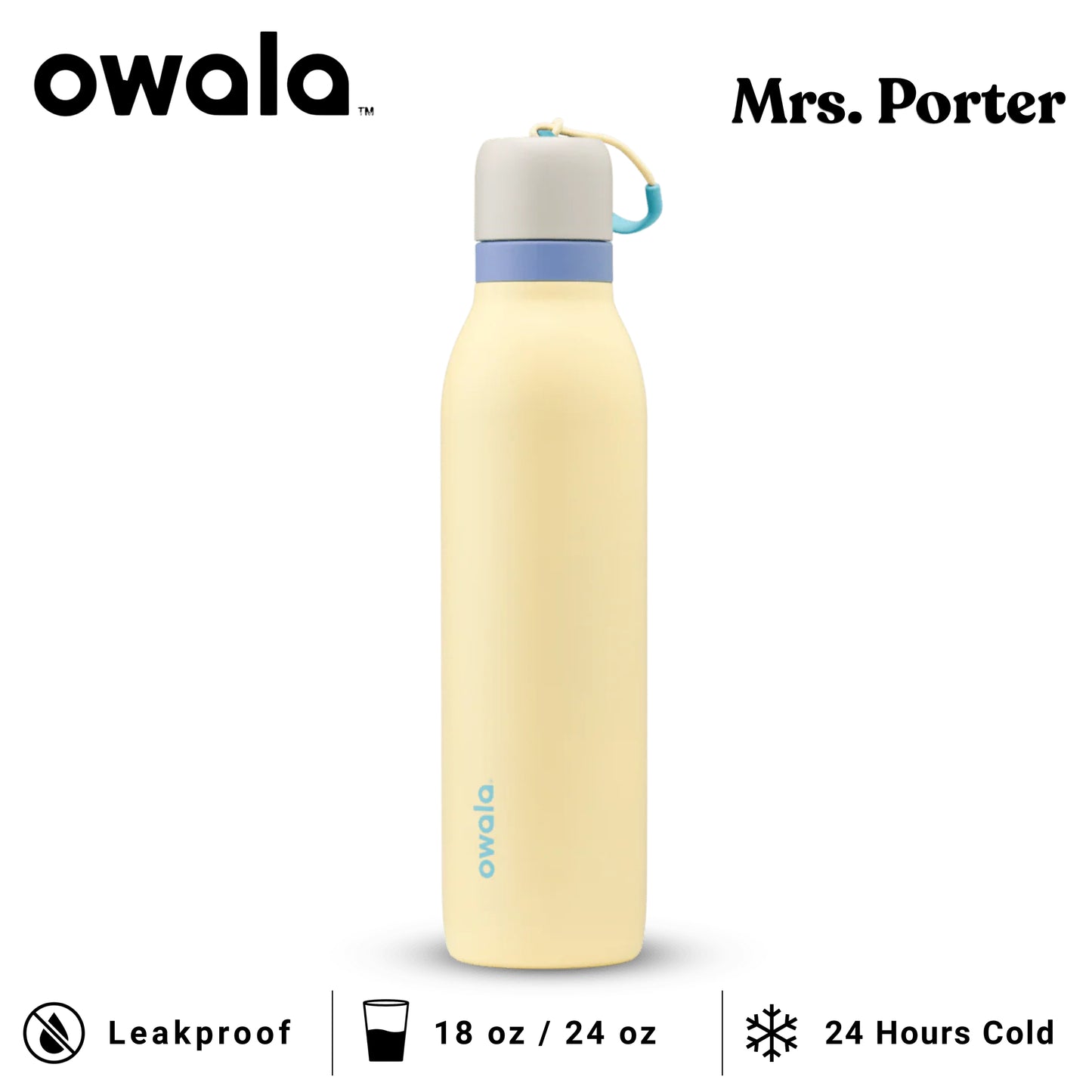 Owala FreeSip Twist Insulated Stainless Steel Water Bottle - Mrs. Porter