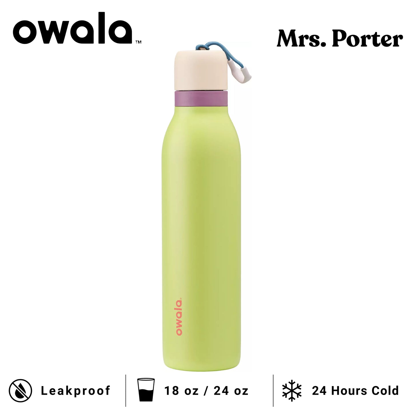 Owala FreeSip Twist Insulated Stainless Steel Water Bottle - Mrs. Porter