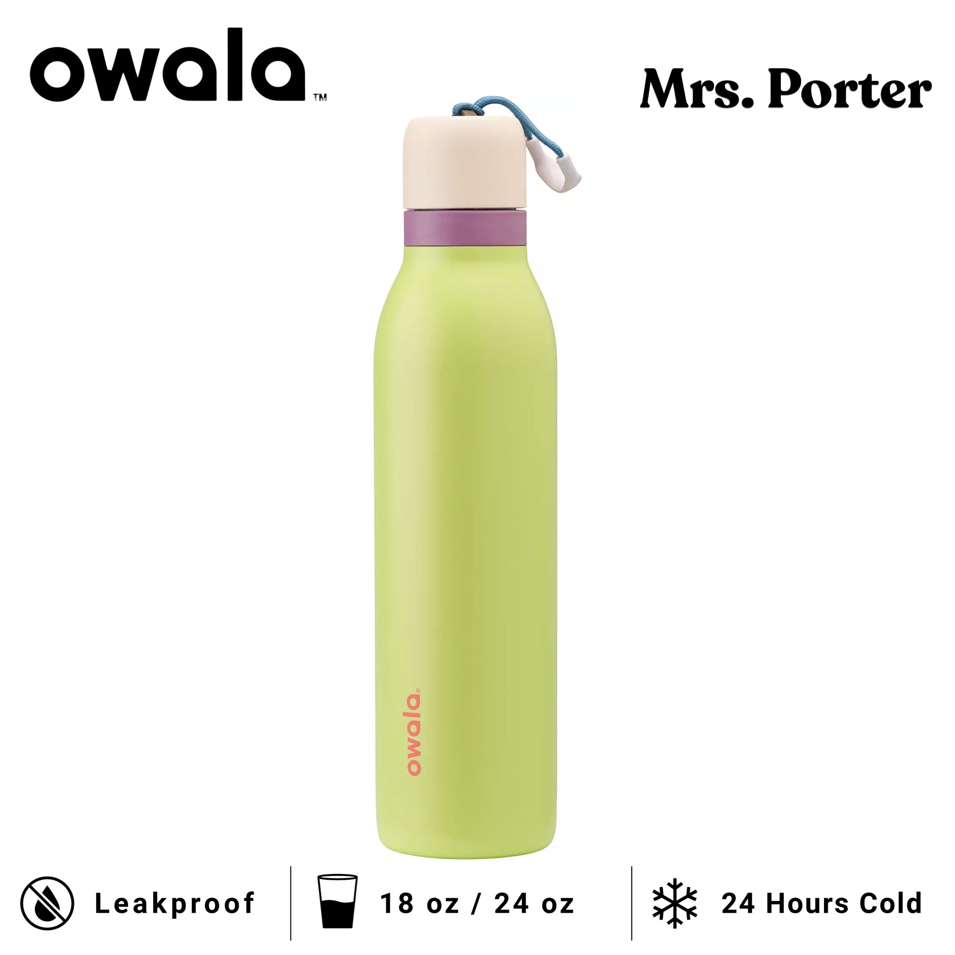 Owala FreeSip Twist Insulated Stainless Steel Water Bottle - Mrs. Porter