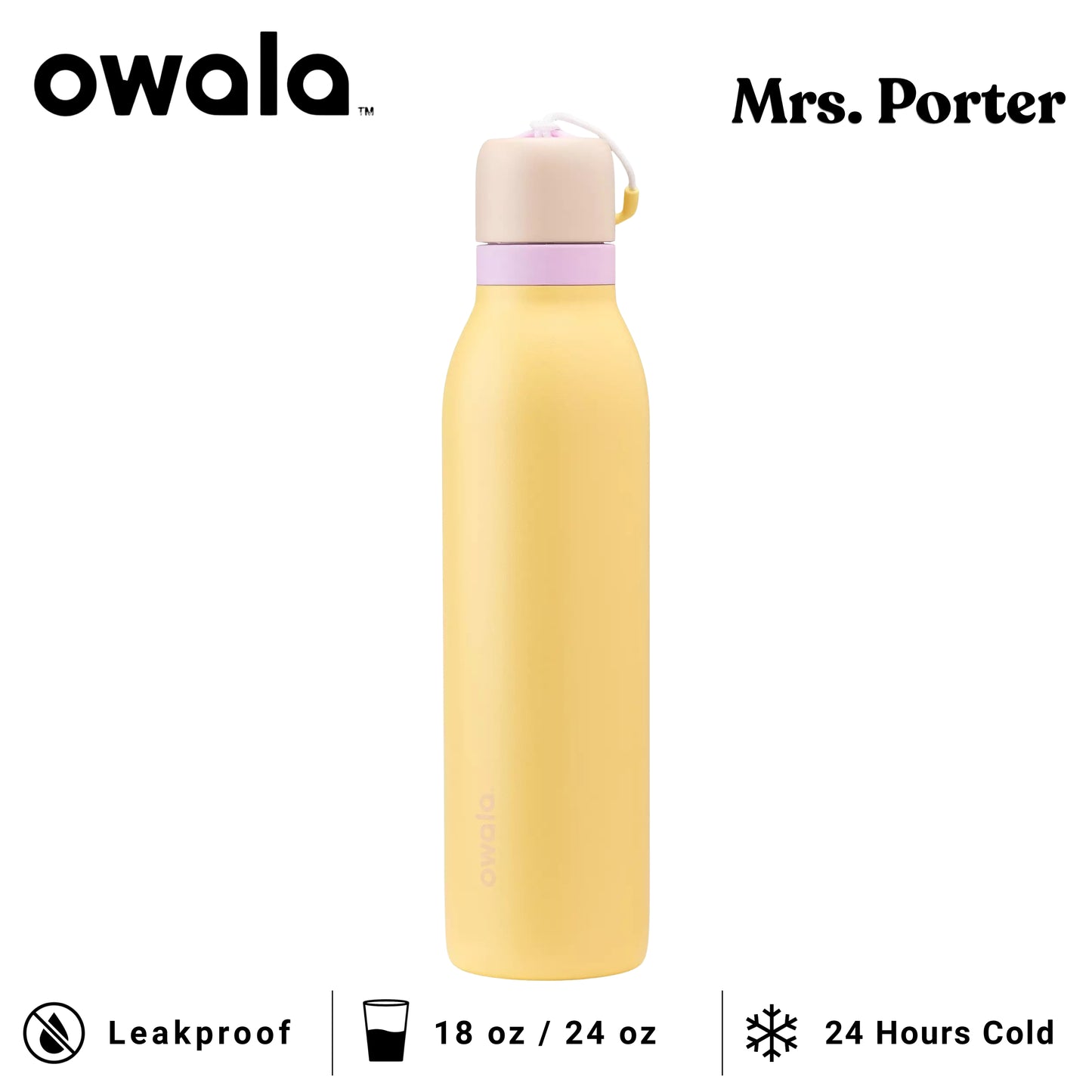 Owala FreeSip Twist Insulated Stainless Steel Water Bottle - Mrs. Porter