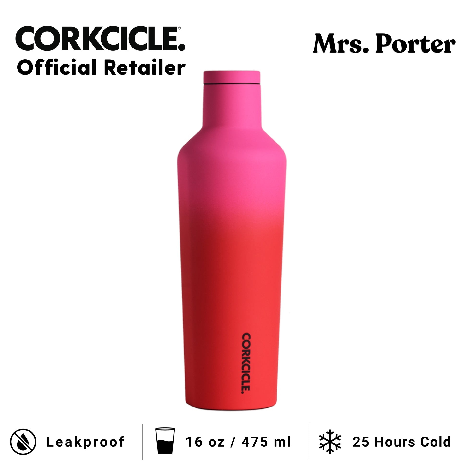 CORKCICLE Canteen 16oz Stainless Water Bottles - Mrs. Porter