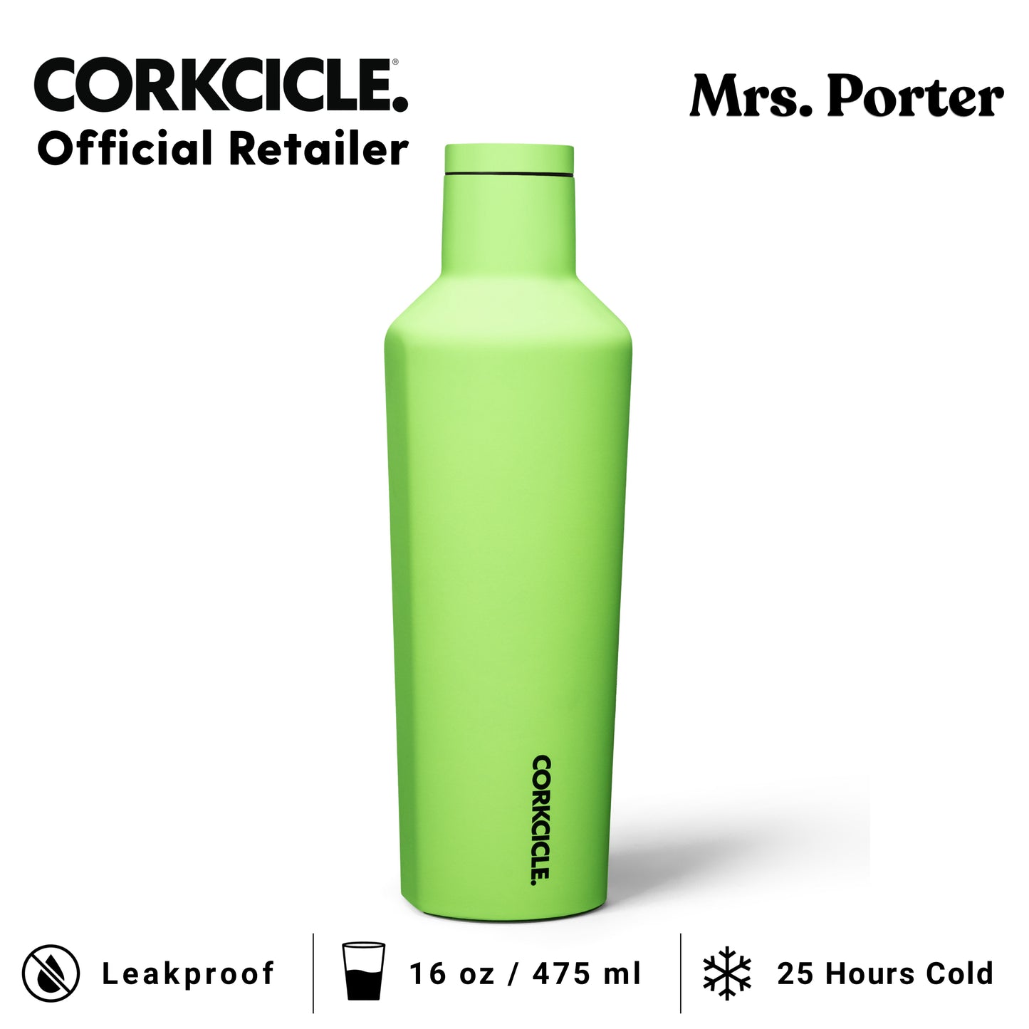 CORKCICLE Canteen 16oz Stainless Water Bottles - Mrs. Porter