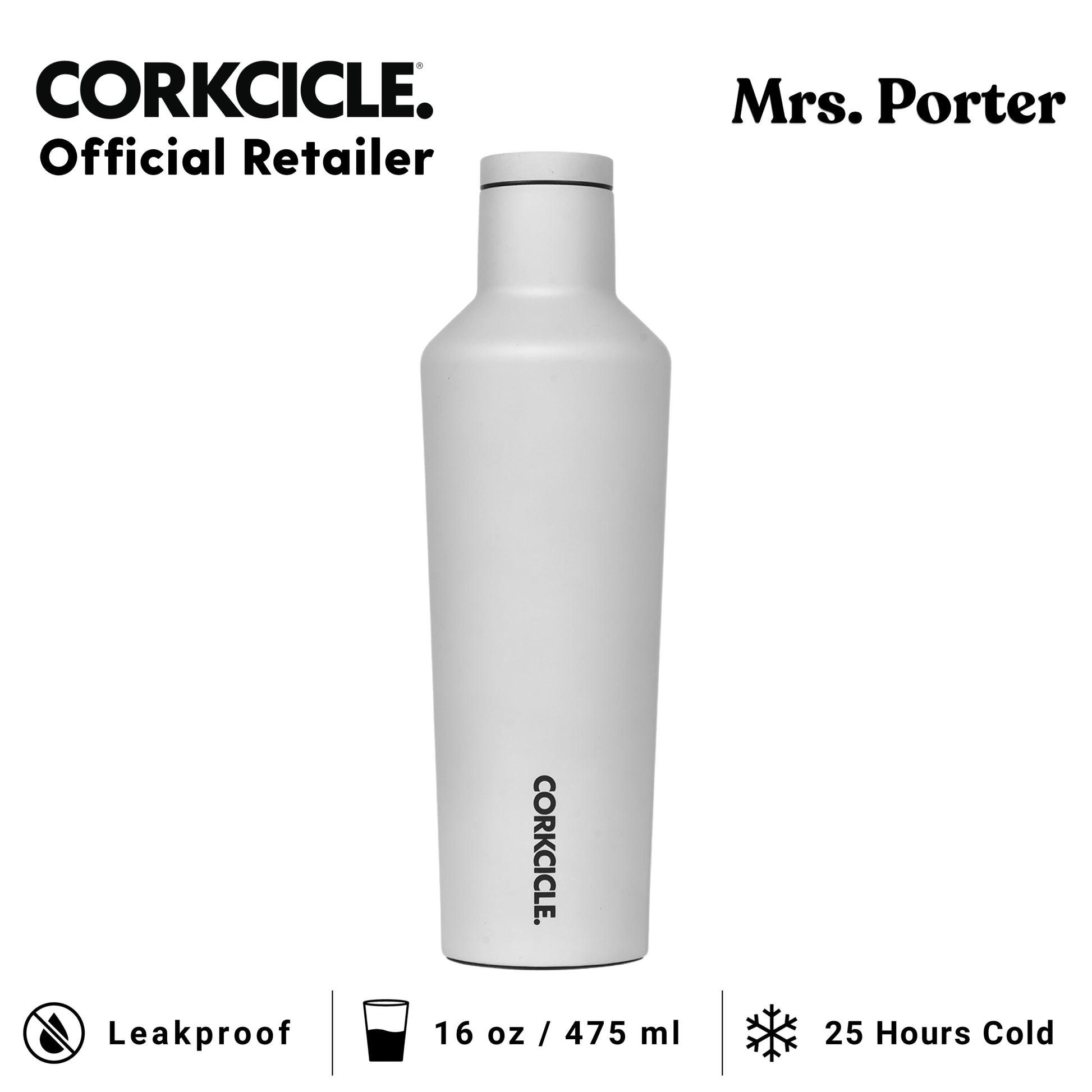 CORKCICLE Canteen 16oz Stainless Water Bottles - Mrs. Porter