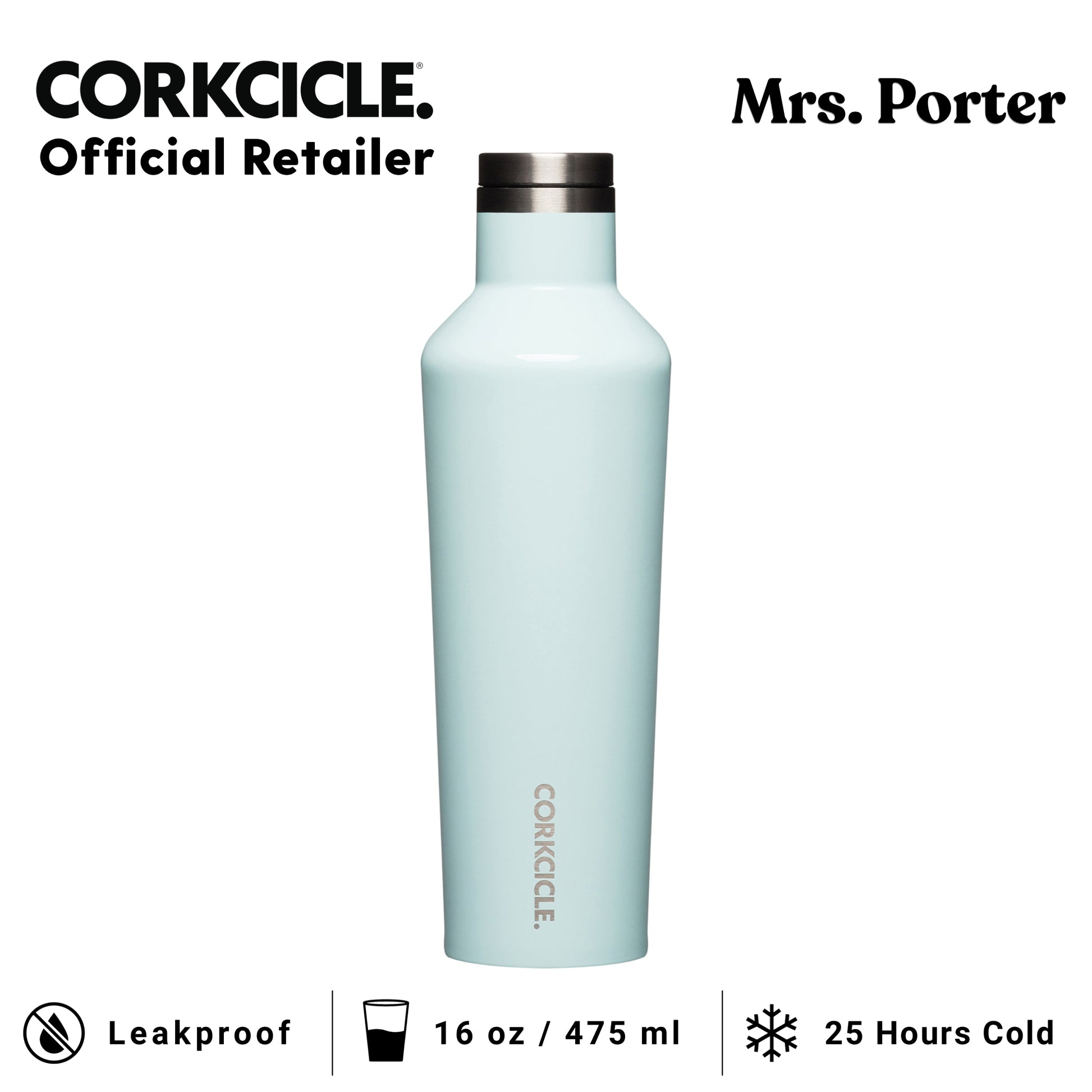 CORKCICLE Canteen 16oz Stainless Water Bottles - Mrs. Porter