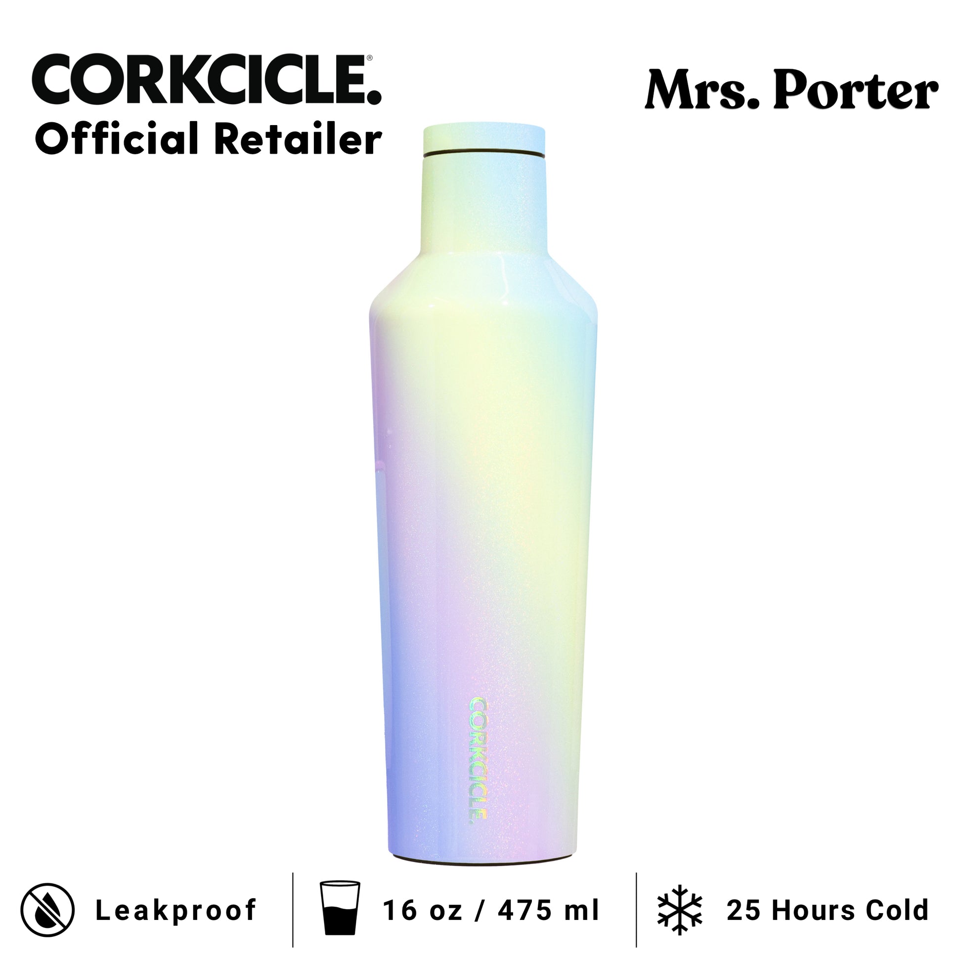 CORKCICLE Canteen 16oz Stainless Water Bottles - Mrs. Porter