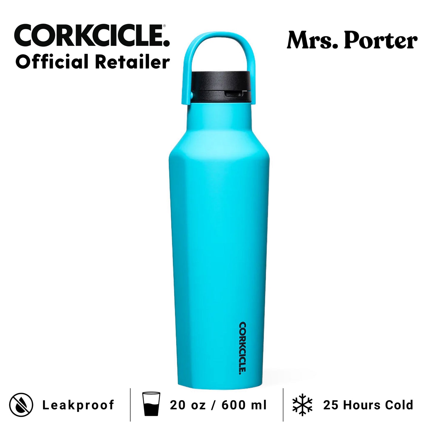 CORKCICLE Sport Canteen 20oz Water Bottle - Mrs. Porter