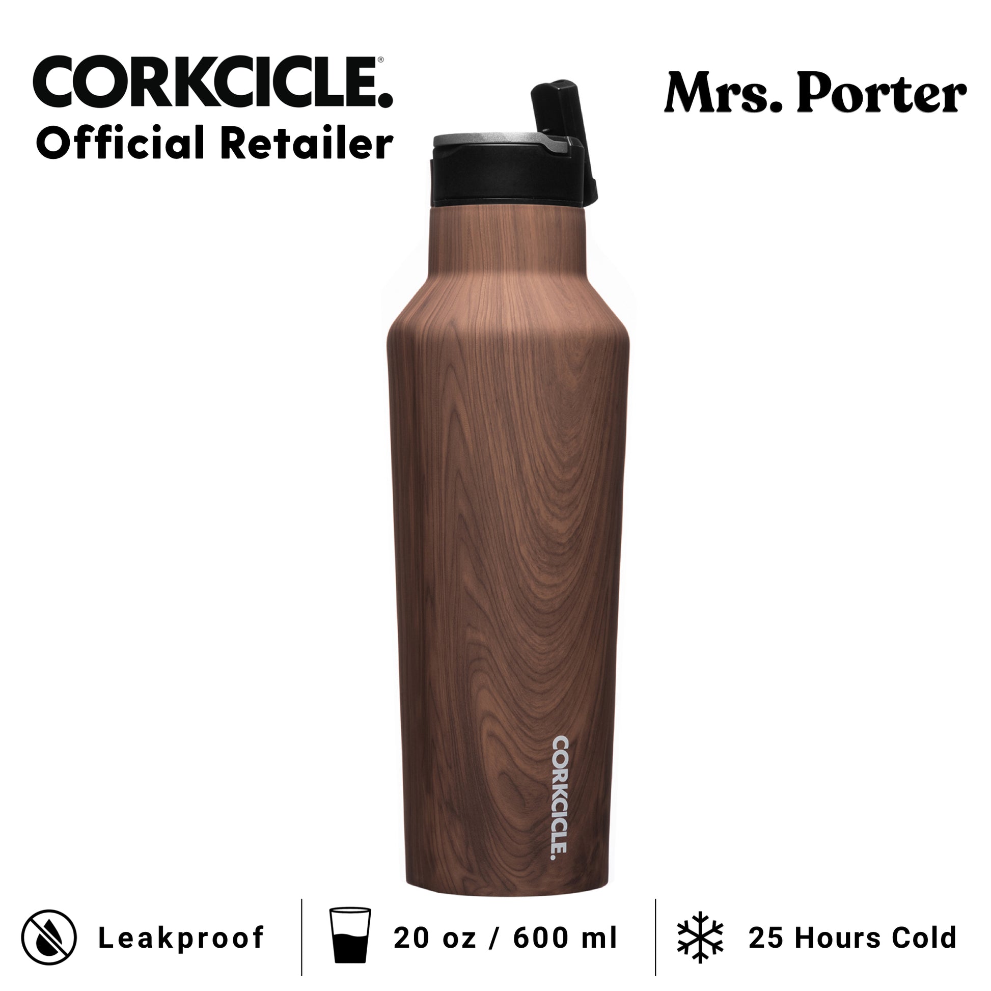 CORKCICLE Sport Canteen 20oz Water Bottle - Mrs. Porter