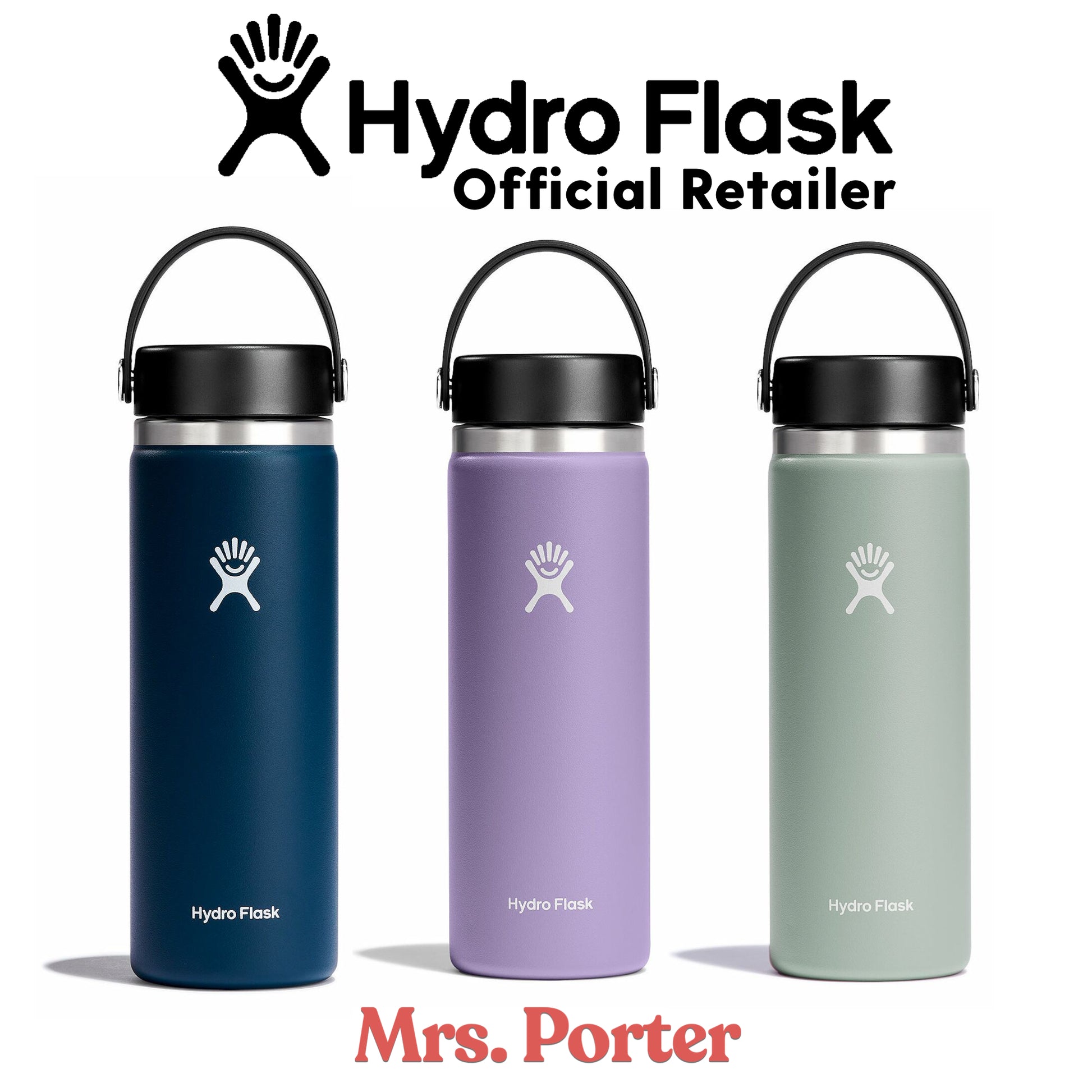 Hydro Flask Tumbler 20oz (591ml) Wide Mouth with Flex Cap - Mrs. Porter