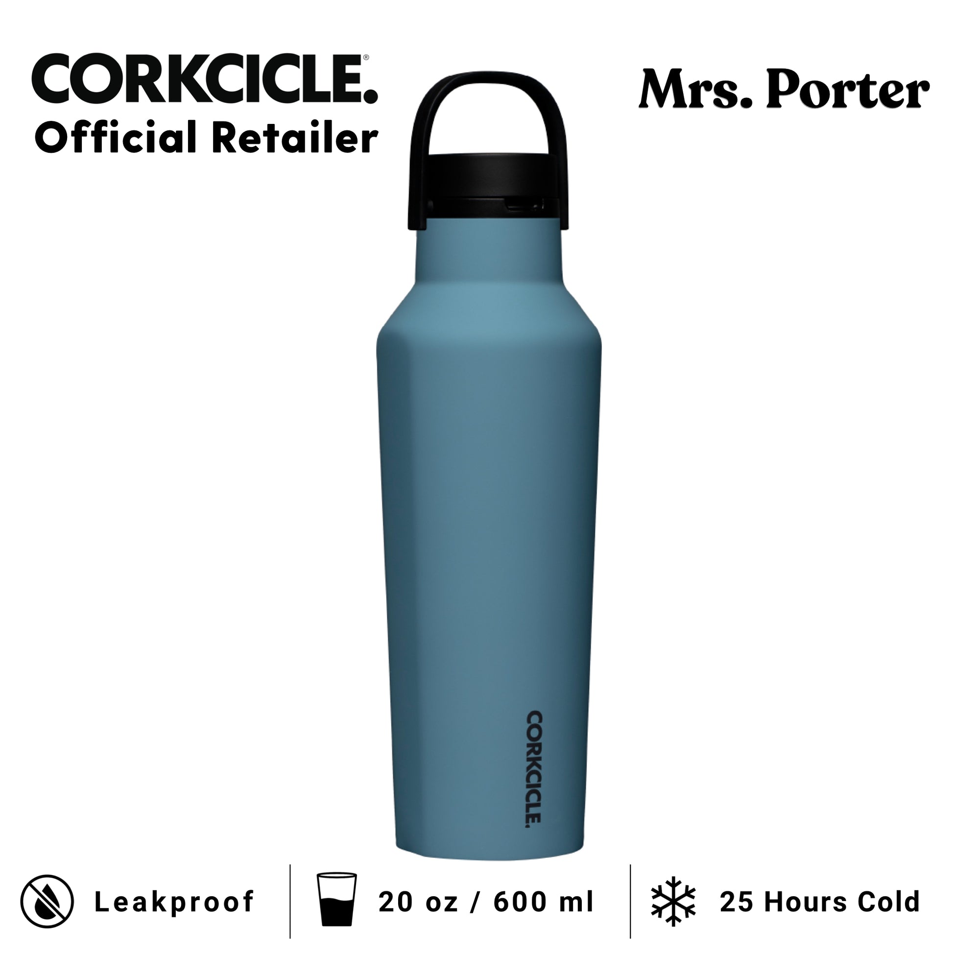 CORKCICLE Sport Canteen 20oz Water Bottle - Mrs. Porter