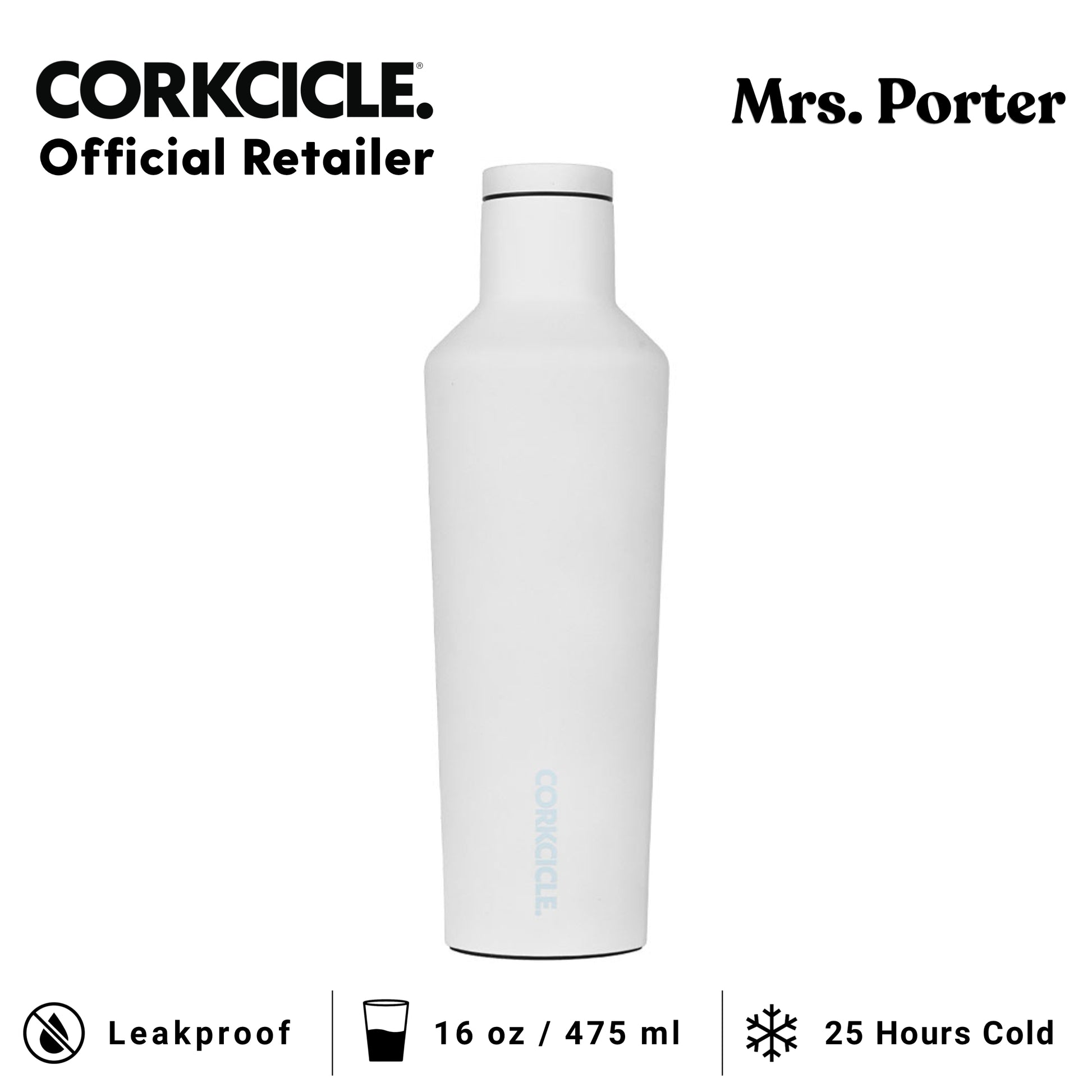 CORKCICLE Canteen 16oz Stainless Water Bottles - Mrs. Porter
