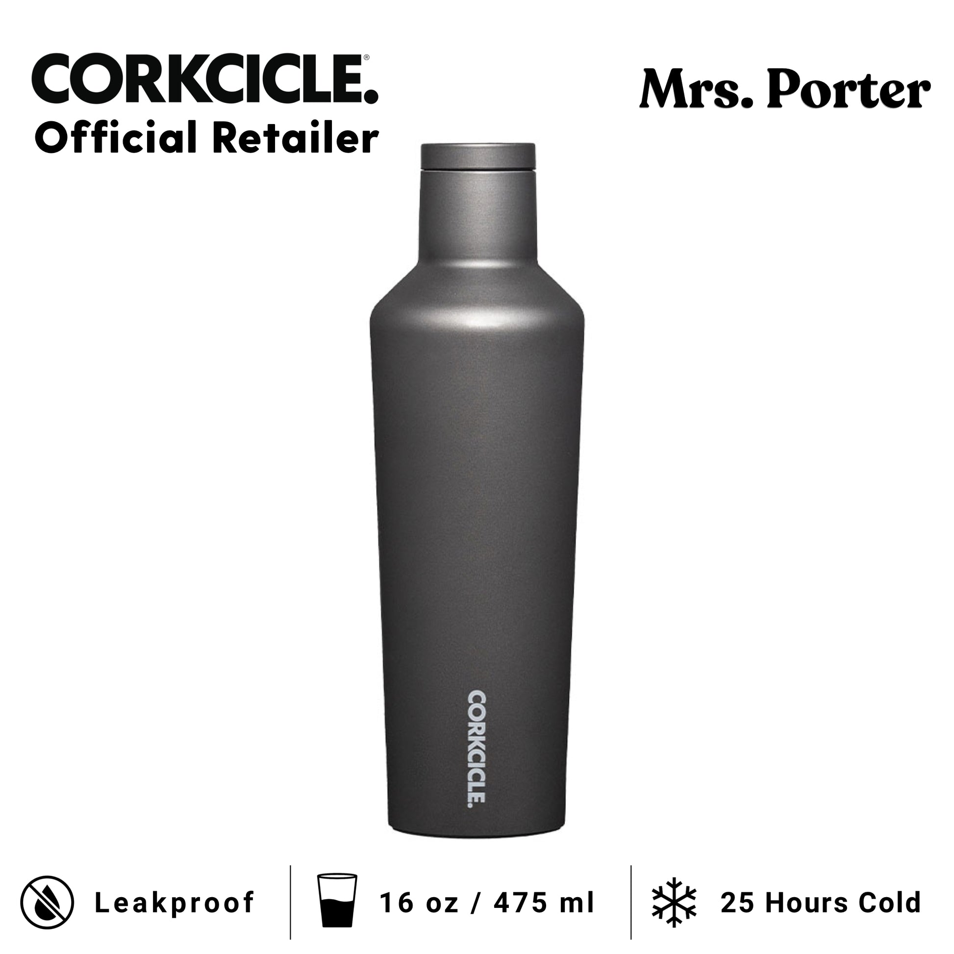 CORKCICLE Canteen 16oz Stainless Water Bottles - Mrs. Porter