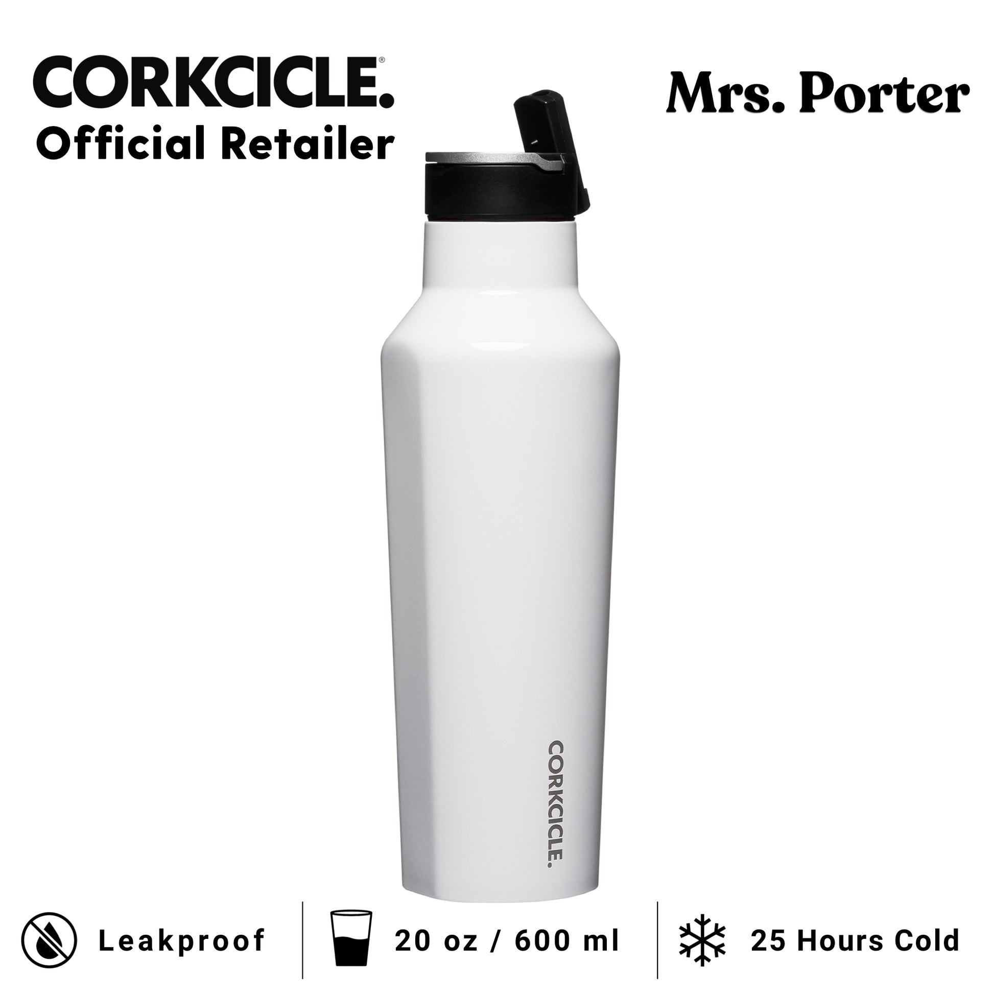CORKCICLE Sport Canteen 20oz Water Bottle - Mrs. Porter