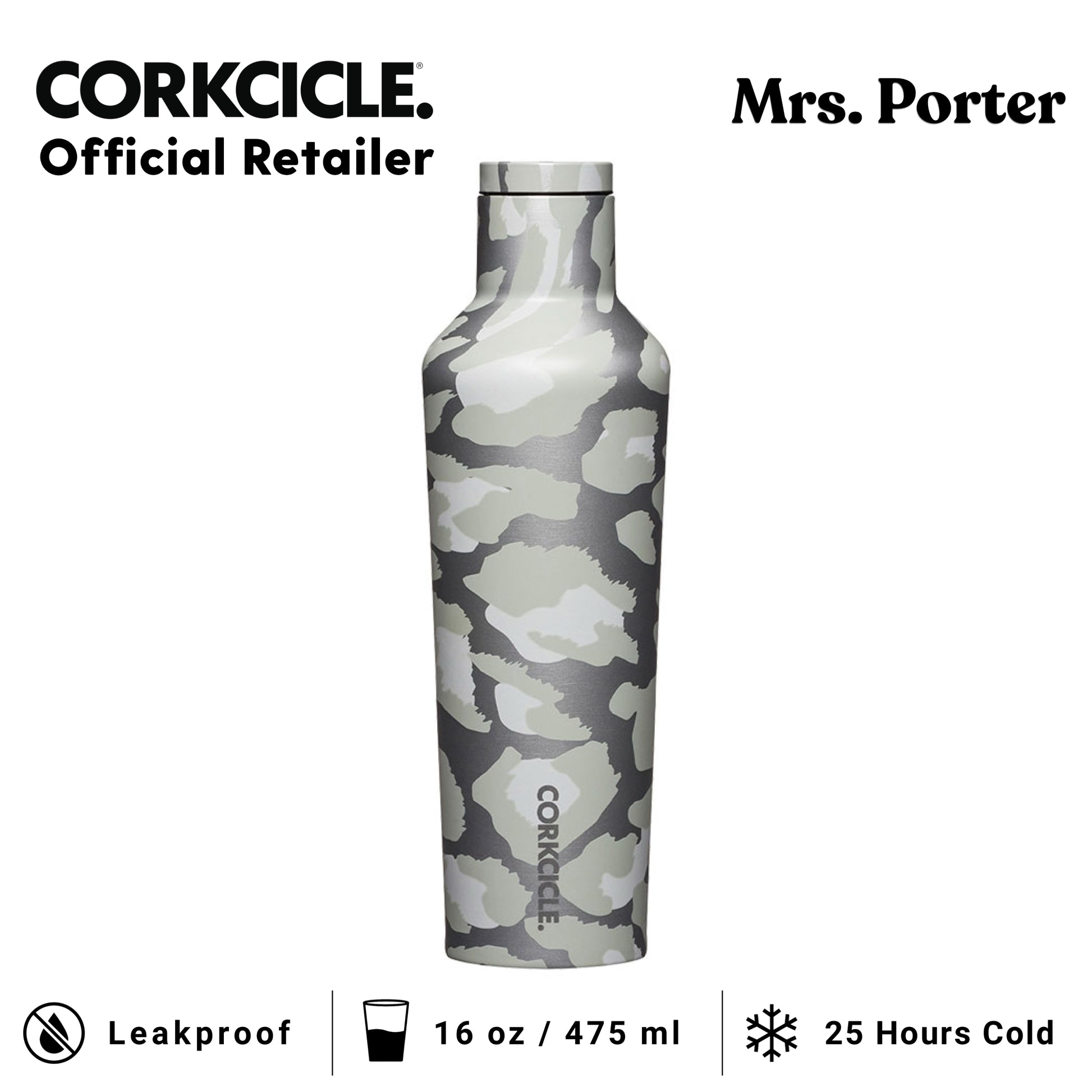 CORKCICLE Canteen 16oz Stainless Water Bottles - Mrs. Porter
