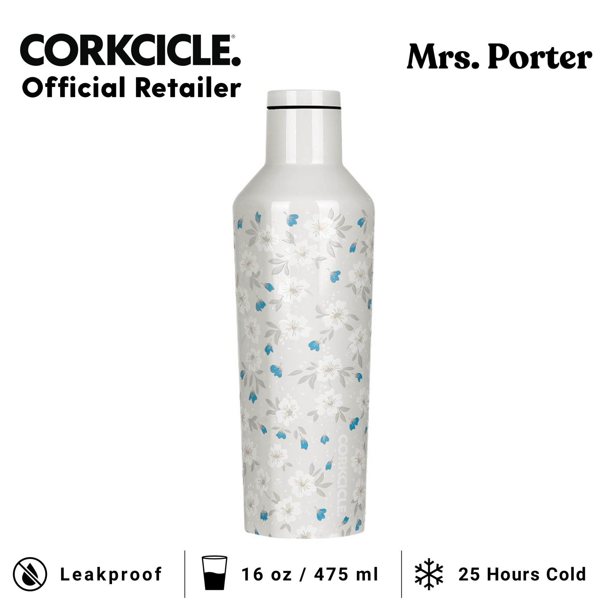 CORKCICLE Canteen 16oz Stainless Water Bottles - Mrs. Porter