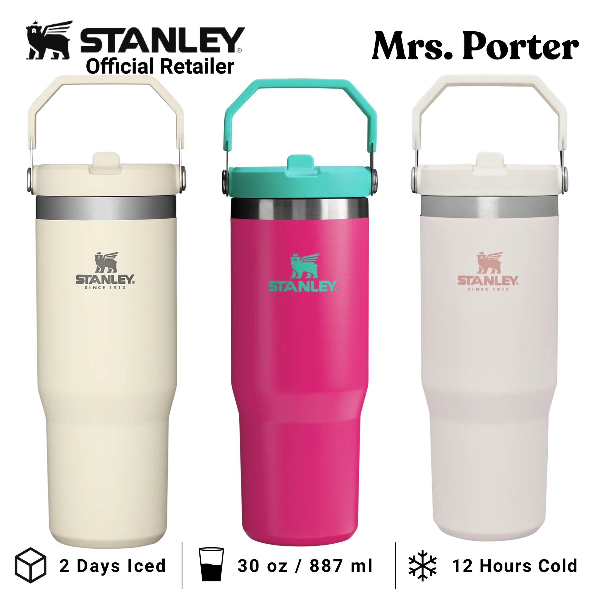 Stanley The Iceflow Flip Straw Tumbler 30oz - Mrs. Porter