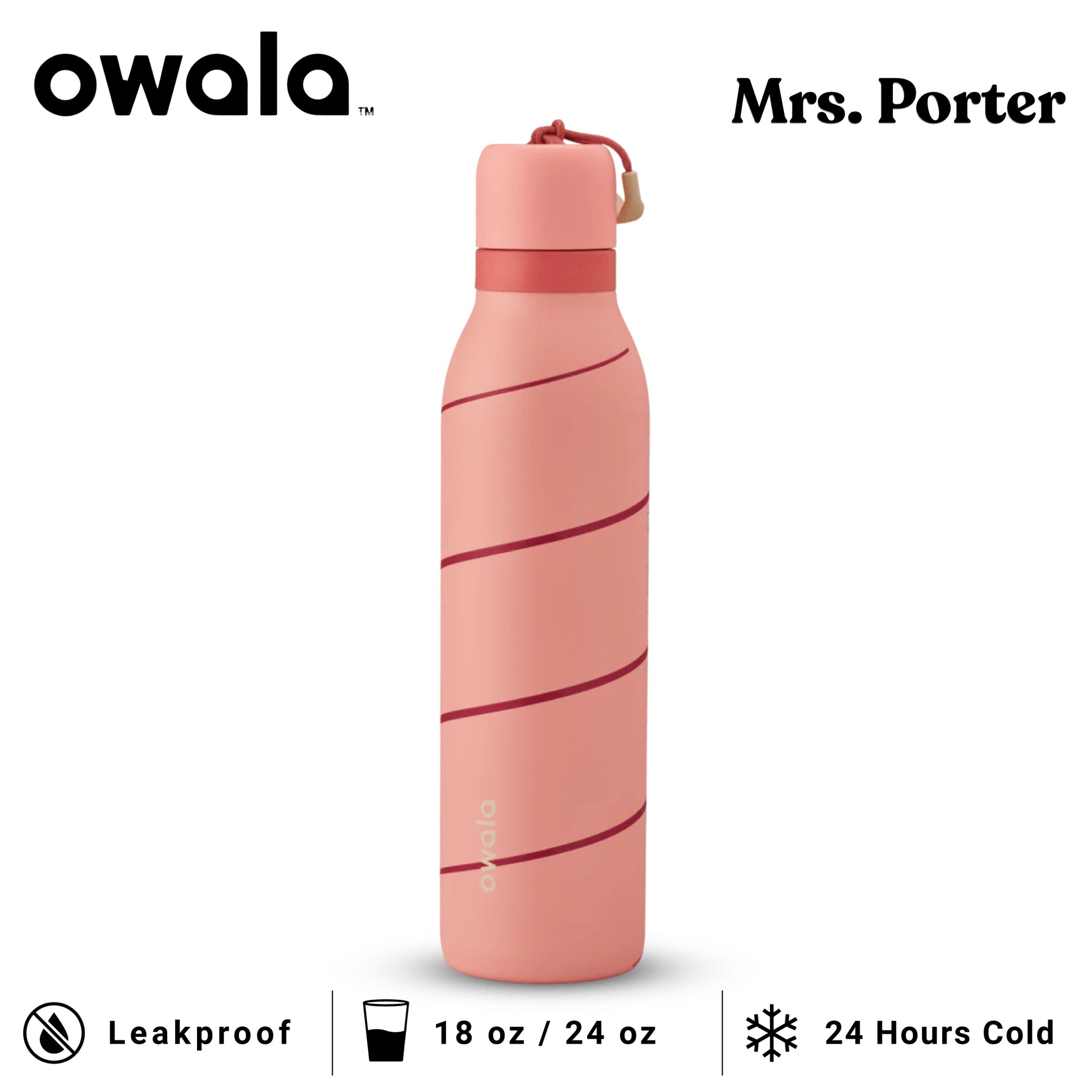 Owala FreeSip Twist Insulated Stainless Steel Water Bottle - Mrs. Porter