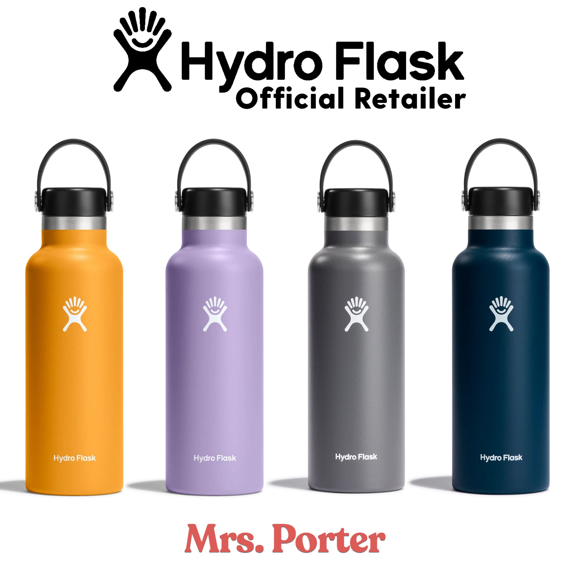 Hydro Flask Tumbler 18oz (532mL) Standard Mouth with Flex Cap - Mrs. Porter