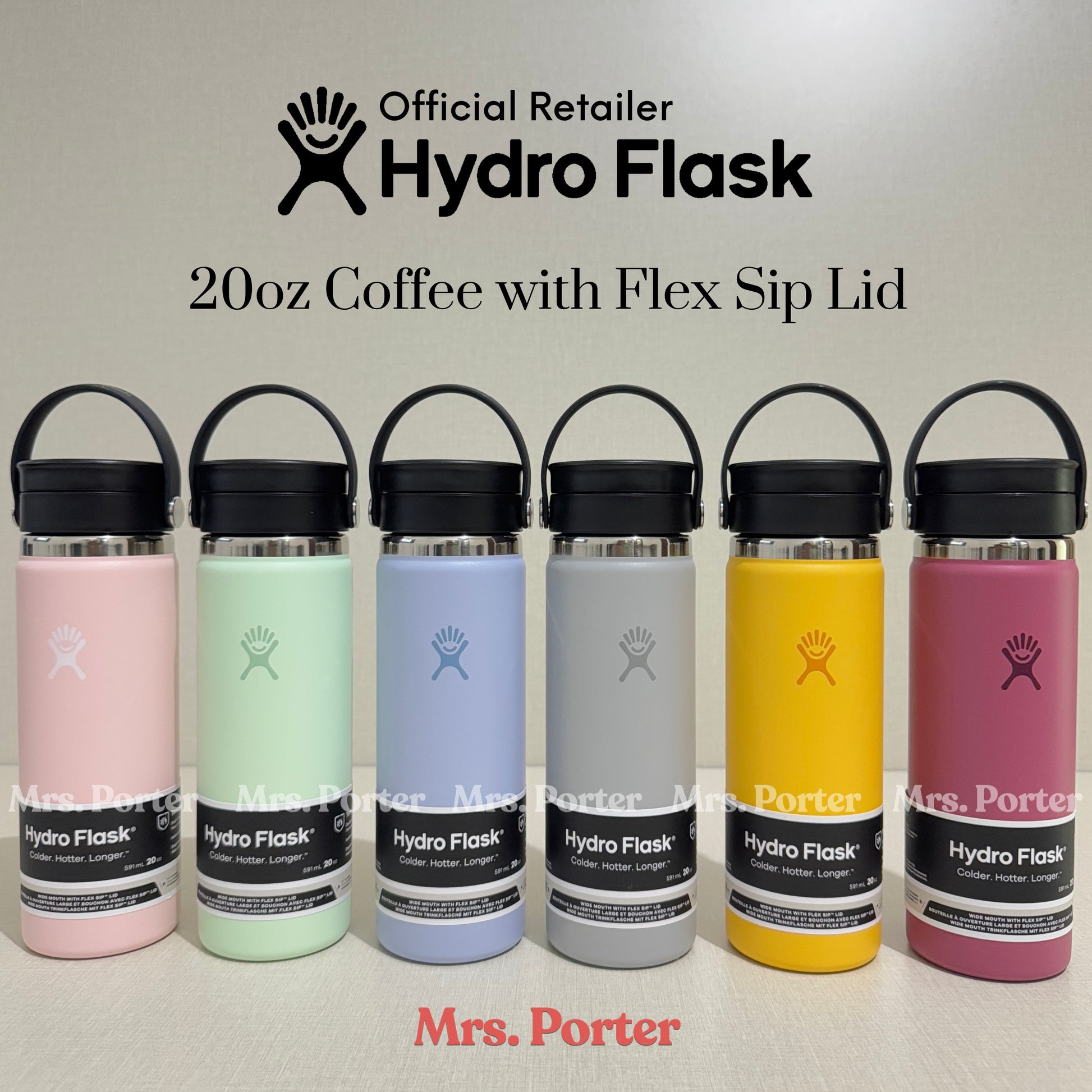 Hydro Flask Tumbler 20oz (591ml) Coffee with Flex Sip Lid - Mrs. Porter