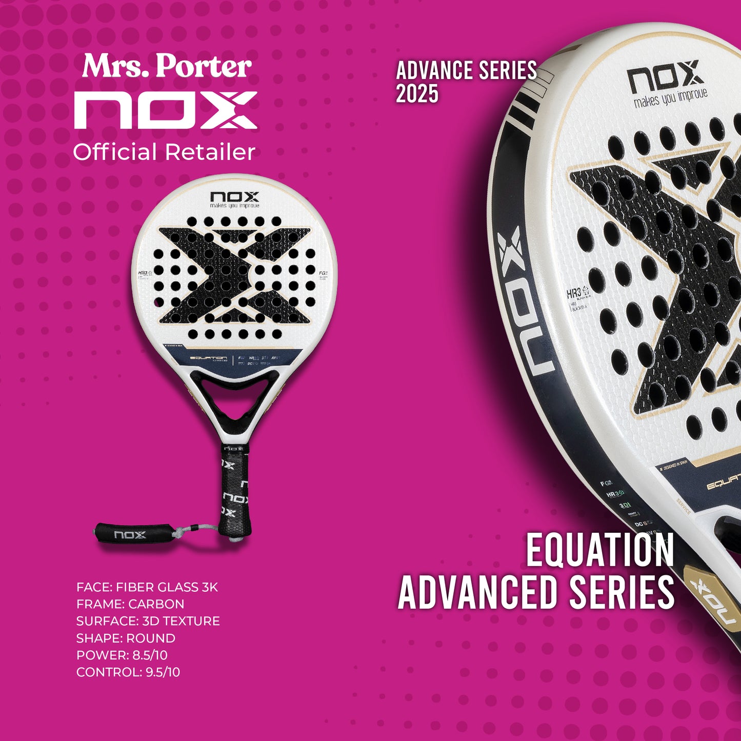NOX EQUATION ADVANCED PADEL RACKET 2025