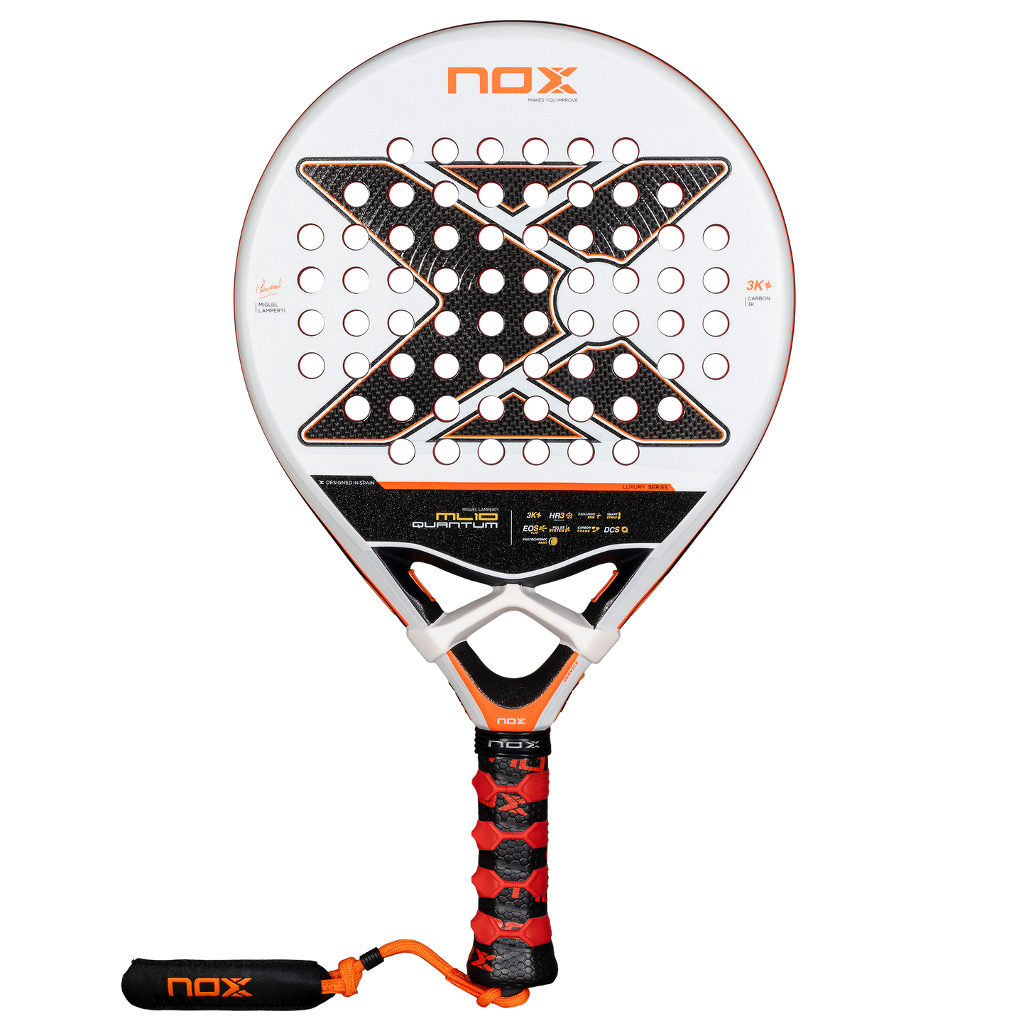 NOX ML10 QUANTUM 3K 2025 BY MIGUEL LAMPERTI PADEL RACKET