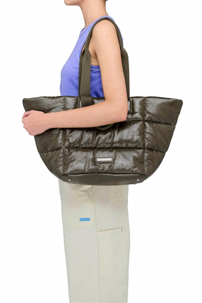 Beyond The Vines BTV Glazed Poofy Trapeze Bag - Mrs. Porter