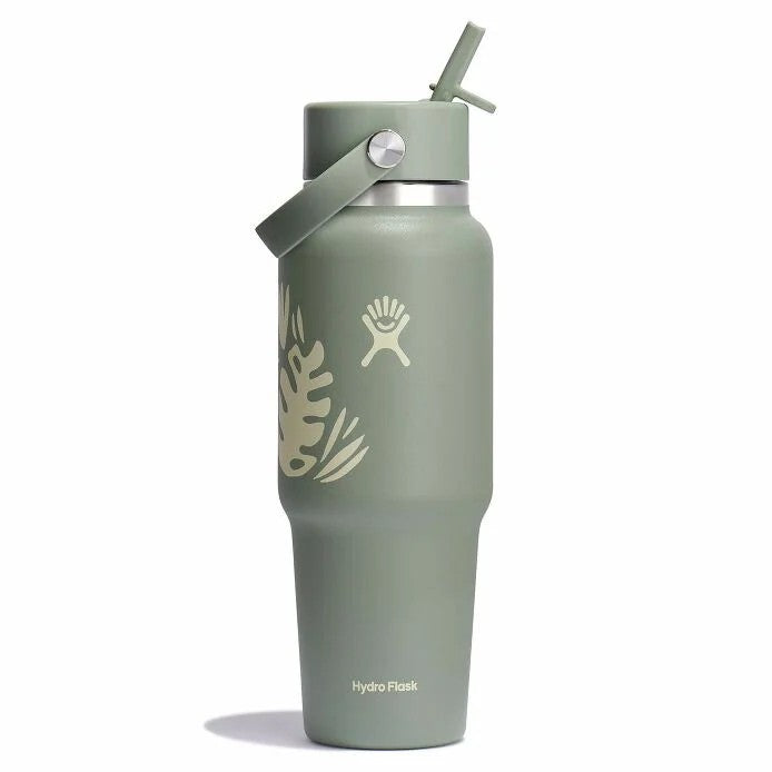 Hydro Flask 32oz (946ml) Wide Mouth Travel Bottle with Flex Straw Cap - Mrs. Porter