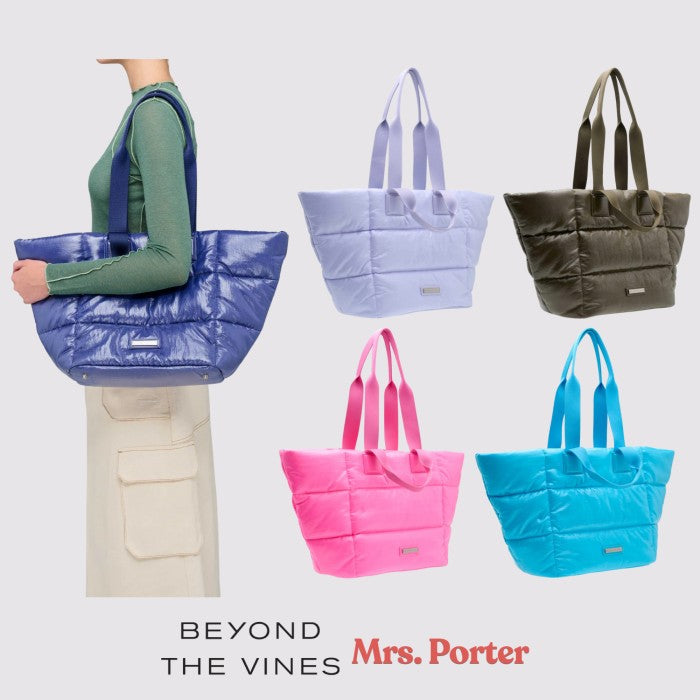 Beyond The Vines BTV Glazed Poofy Trapeze Bag - Mrs. Porter