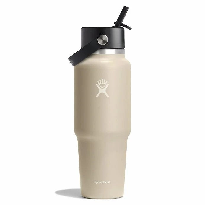 Hydro Flask 32oz (946ml) Wide Mouth Travel Bottle with Flex Straw Cap - Mrs. Porter