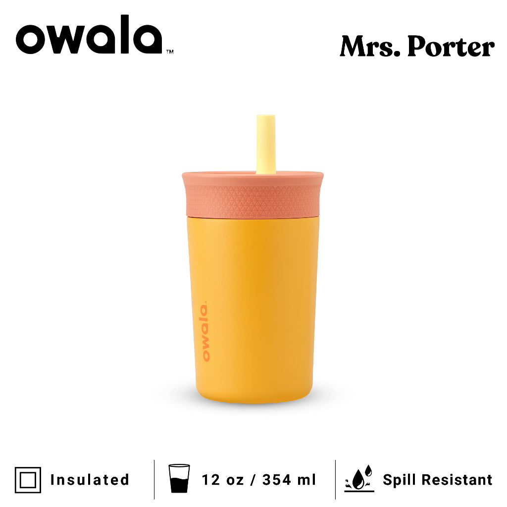 Owala Kids 12oz (354ml) Insulated Stainless Steel Tumbler - Mrs. Porter