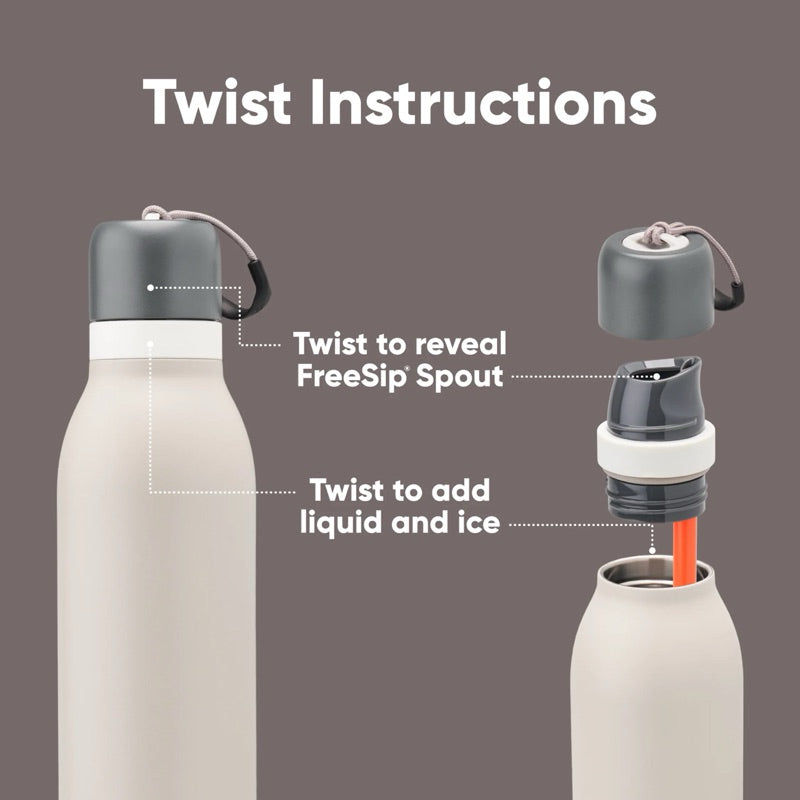Owala FreeSip Twist Insulated Stainless Steel Water Bottle - Mrs. Porter