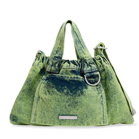 Beyond The Vines BTV Denim Dumpling Bag - Mrs. Porter