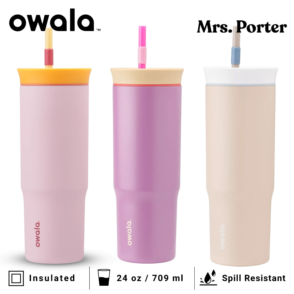 Owala 24oz (710ml) Tumbler (Stainless Steel) - Mrs. Porter