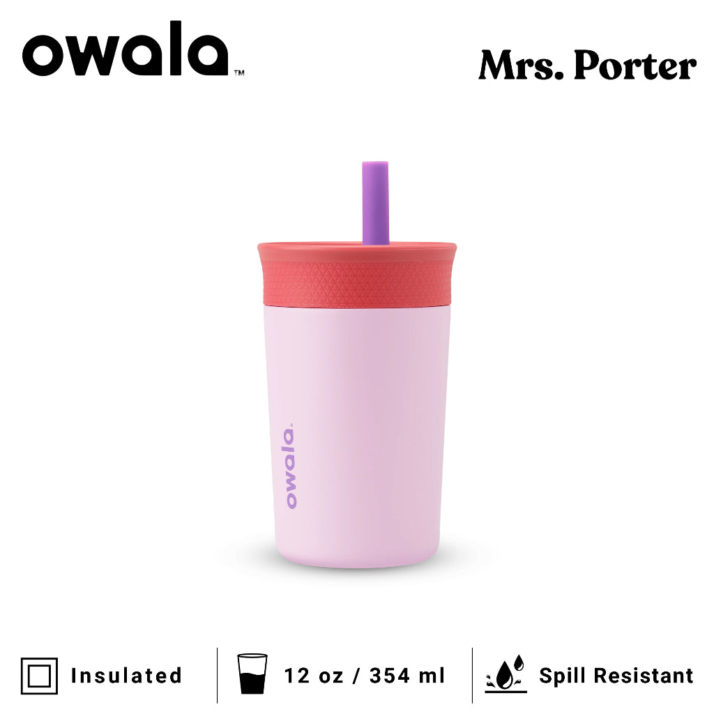 Owala Kids 12oz (354ml) Insulated Stainless Steel Tumbler - Mrs. Porter