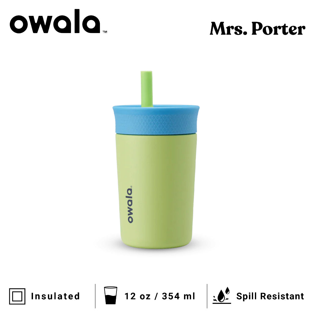Owala Kids 12oz (354ml) Insulated Stainless Steel Tumbler - Mrs. Porter