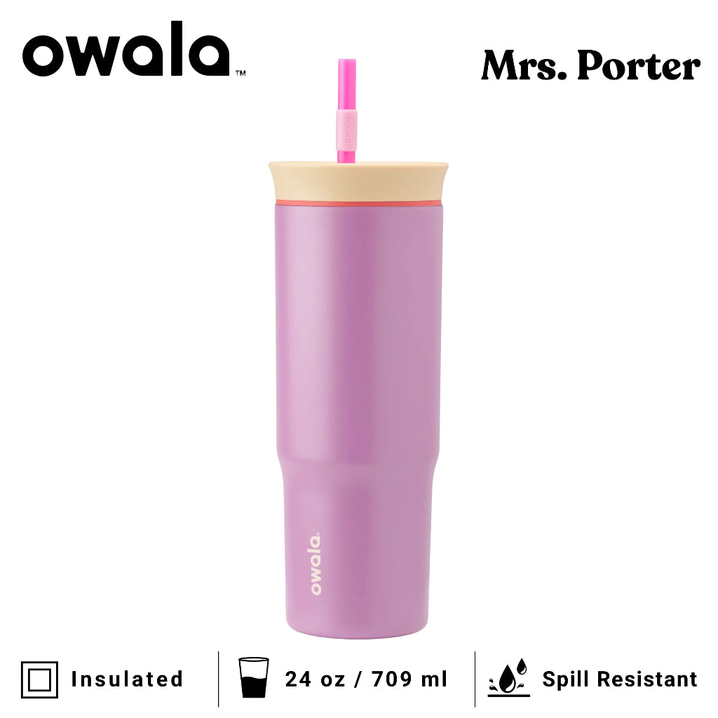 Owala 24oz (710ml) Tumbler (Stainless Steel) - Mrs. Porter
