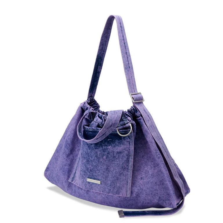 Beyond The Vines BTV Denim Dumpling Bag - Mrs. Porter