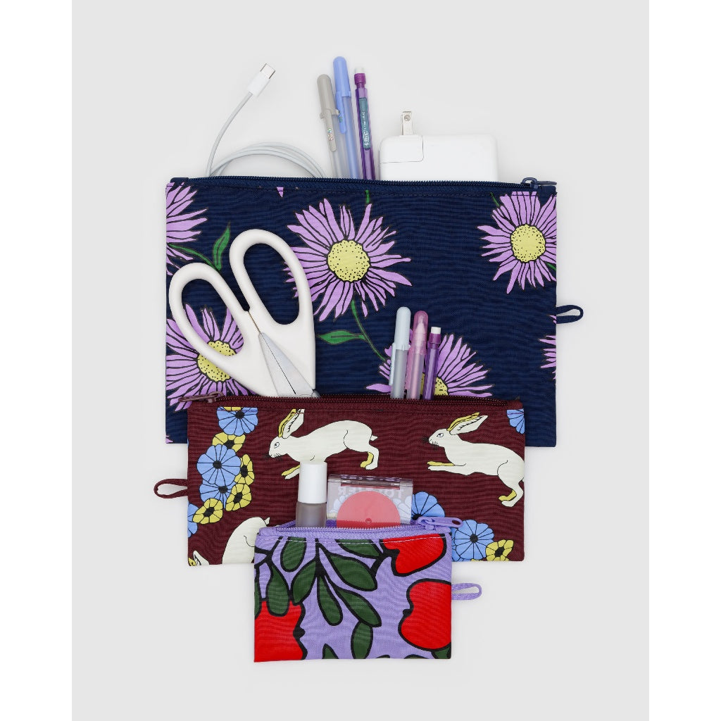 BAGGU - FLAT POUCH SET - NYLON POUCH