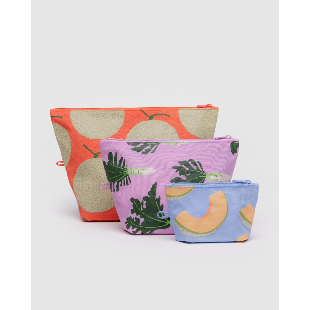 BAGGU - GO POUCH SET - RECYCLED NYLON